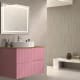 Meuble de salle de bains avec plan de toilette en bois Ebi Bruntec colours principal 9