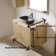 Meuble de Salle de Bain en Bois Massif sur Mesure avec Plan Vasque Alpes 14 Bruntec croquis 6