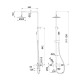 Colonne de douche Bless Imex croquis 20