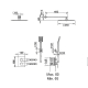 Ensemble de douche encastré Cies Imex croquis 8