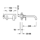 Project Tres mitigeur encastré de lavabo croquis 7