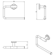 Architect S+ Cosmic sèche-serviettes de salle de bains croquis 23