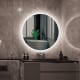 Miroir de salle de bains avec éclairage LED Lisboa Ledimex principal 3
