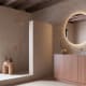 Miroir de salle de bain avec éclairage LED Oporto Ledimex environnement 9