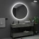 Miroir de salle de bain avec éclairage LED Oporto Ledimex environnement 8