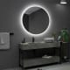 Miroir de salle de bain avec éclairage LED Oporto Ledimex environnement 4