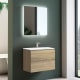 Ensemble de meubles de salle de bains 39 cm de profondeur réduite Roma Bruntec principal 2