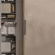 Meuble de salle de bains avec plan de toilette Microtec White Avila Dos détail 5