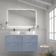 Meuble de salle de bains avec plan de toilette Microtec White Avila Dos principal 4