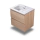 Ensemble de meuble de salle de bain compact Nivo Bruntec 2 tiroirs suspendus détail 8