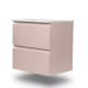 Ensemble de meuble de salle de bain compact Nivo Bruntec 2 tiroirs suspendus principal 0