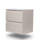 Ensemble de meuble de salle de bain compact Nivo Bruntec 2 tiroirs suspendus principal 4