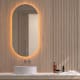 Bruntec Delta Miroir de salle de bain avec éclairage LED principal 7