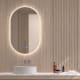 Bruntec Delta Miroir de salle de bain avec éclairage LED principal 1