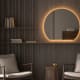 Miroir Zoni Bruntec Luna avec éclairage LED environnement 9