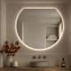 Miroir Zoni Bruntec Luna avec éclairage LED principal 3