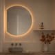 Miroir Zoni Bruntec Luna avec éclairage LED principal 1