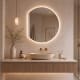 Miroir Zoni Bruntec Luna avec éclairage LED détail 5