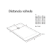 Receveurs de douche en résine décorés Design 3D Granit Bruntec croquis 2
