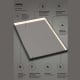 Miroir de salle de bain avec éclairage LED Ability Ledimex détail 5