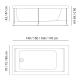 Baignoire d'hydromassage Jazz S de Baños 10 croquis 7
