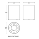 Architect S+ Cosmic Bathroom Litter Bin croquis 4