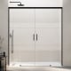 Paroi de douche De base Spazio noir mat GME principal 1