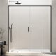 Paroi de douche De base Spazio noir mat GME principal 0