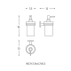 Distributeur de savon Square Duo Cosmic croquis 4