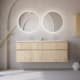 Ensemble de meubles de salle de bain en bois massif Alpes 6  Bruntec principal 1