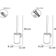 Porte-brosse de salle de bain Bali Mediterránea de baño croquis 1