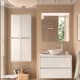 Ensemble de meubles de salle de bains avec plan de toilette en bois Noja Salgar principal 1
