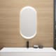 Miroir de salle de bains avec éclairage LED Pol Bruntec principal 1