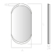 Miroir de salle de bains avec éclairage LED Pol Bruntec croquis 2