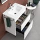 Coycama Berna, ensemble meuble sous-lavabo 41cm à profondeur réduite détail 2