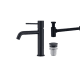 Pack Robinet de lavabo Imex Monza + bonde clic-clac + siphon rond exposé principal 1