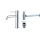 Pack Robinet de lavabo Imex Monza + bonde clic-clac + siphon rond exposé principal 0