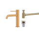 Pack Robinet de lavabo Imex Monza + bonde clic-clac + siphon rond exposé principal 2