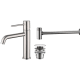 Pack Robinet de lavabo Imex Monza + bonde clic-clac + siphon rond exposé principal 5