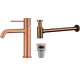 Pack Robinet de lavabo Imex Monza + bonde clic-clac + siphon rond exposé principal 3