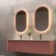 Miroir de salle de bain avec éclairage LED Milano Ledimex principal 1
