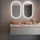 Miroir de salle de bain avec éclairage LED Canadá Ledimex principal 1