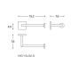 Porte-rouleau de toilette Stick Cosmic croquis 6