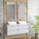 Meuble de salle de bains avec plan de toilette en résine Boston Bruntec principal 1