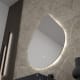 Eurobath Miroir de salle de bain avec LED Rain light détail 2