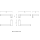 Porte-rouleau de toilette Metric Cosmic croquis 5