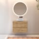 Meuble de salle de bains avec plan de toilette en bois Roma Bruntec principal 2