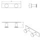 Suspension de salle de bain Architect Cosmic croquis 4