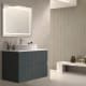 Meuble de salle de bains avec plan de toilette en pierre compacte blanc Ebi Bruntec couleurs principal 6