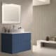 Meuble de salle de bains avec plan de toilette en pierre compacte blanc Ebi Bruntec couleurs principal 8